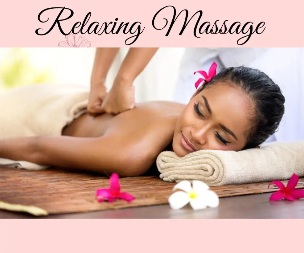 Relaxing Massage Services Menu
